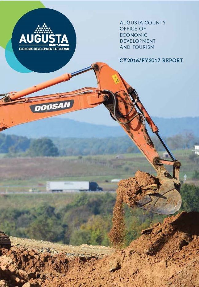 Cover for Augusta County Economic Development & Tourism Annual Report CY2016/FY2017