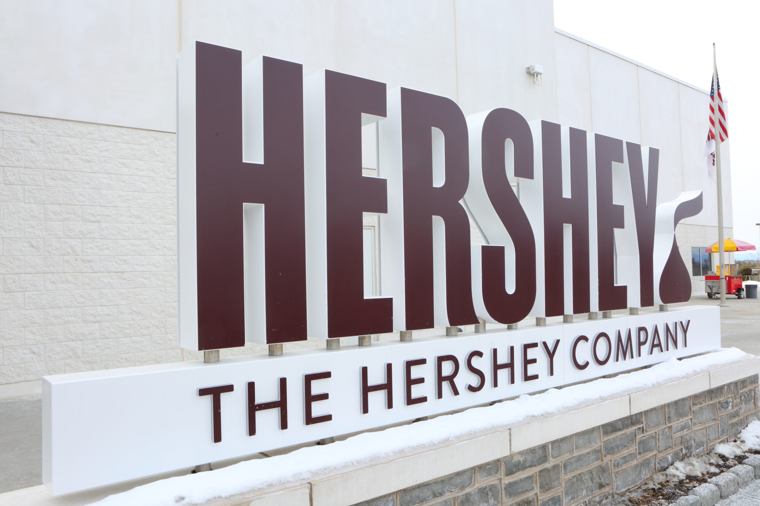 Outside the Hersey Company building