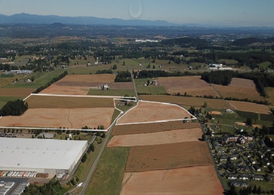 Drone shot above the Martin Site